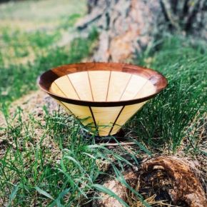 Walnut, Aspen Vase