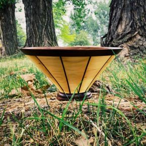 Walnut, Aspen Vase