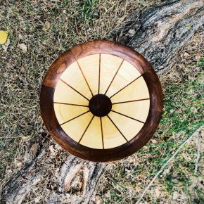 Walnut, Aspen Vase